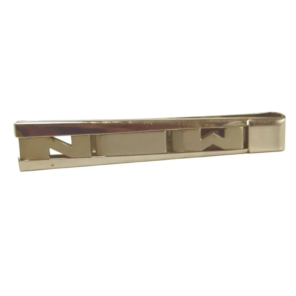 Swank Vintage Metal Money Clip Monogram 
